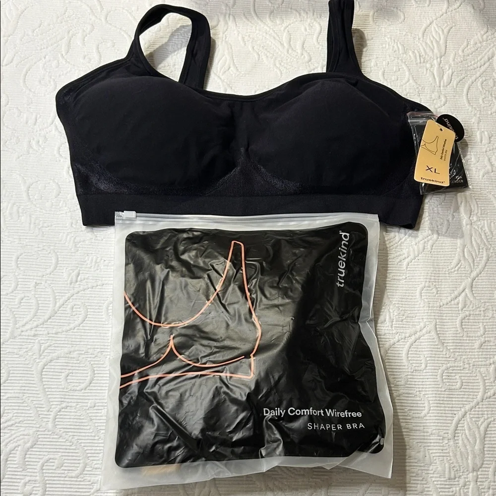 Truekind Black Wire-Free Shaper Daily Comfort Bra. NWT multi sizes